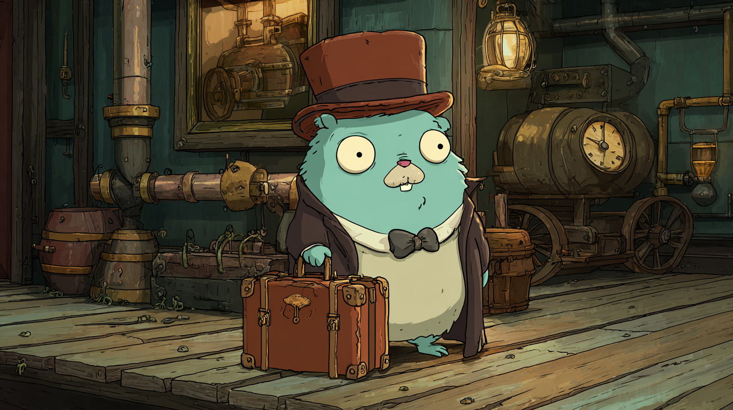 Golang time traveling container set to year 1733